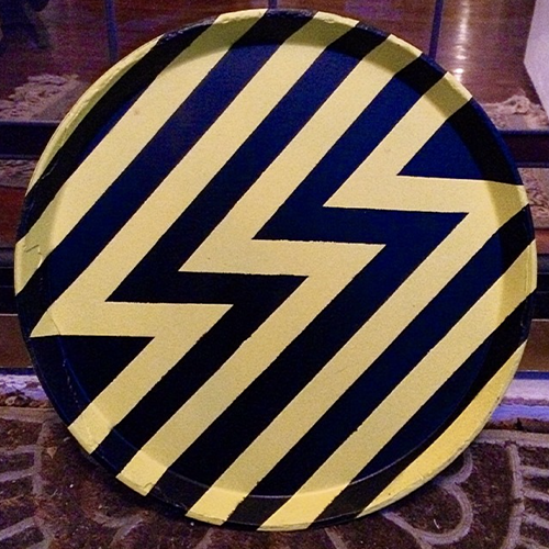 An image of a painted serving tray