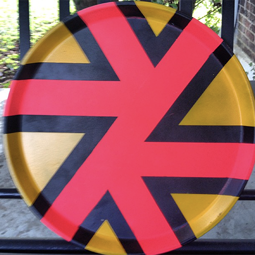 An image of a painted serving tray