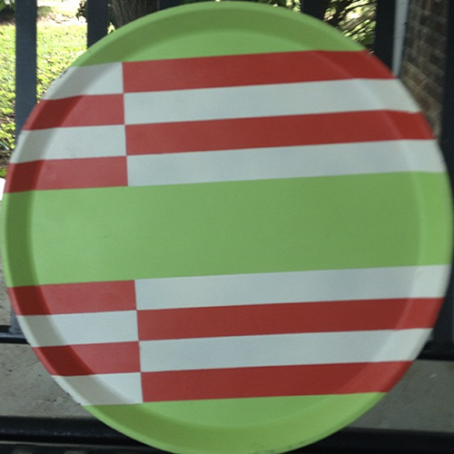 An image of a painted serving tray