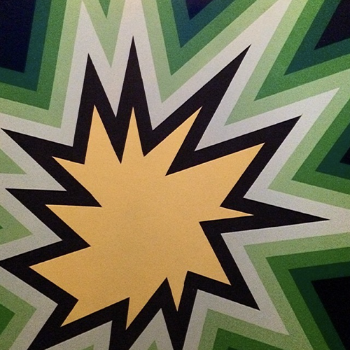 An image of a painting entitled Boom