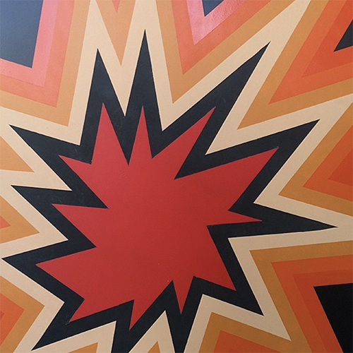 An image of a painting entitled Pow